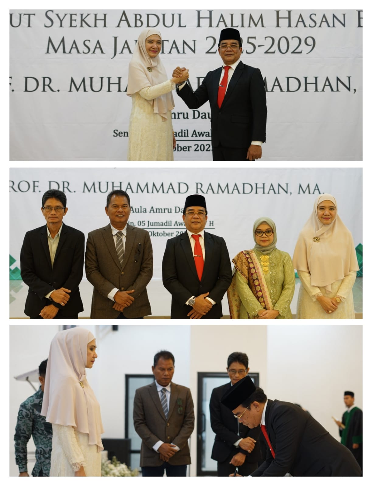 Rektor Baru Institut Syekh Abdul Halim Hasan Binjai, Dilantik Ketua ...
