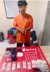 Polsek Tapung Tangkap Warga Tanjung Sawit, Sita 31.41 Gram Sabu-sabu.