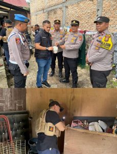 Cegah Peredaran Narkoba, Polsek Perhentian Raja Gelar Razia di Desa Hangtuah.